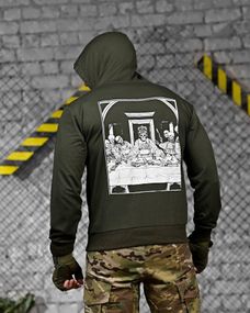 Тактична худі MAKLIN вечеря олива ДЛ7071