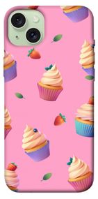 Чохол з картинкою Капкейки для Apple iPhone 15 Plus (6.7")