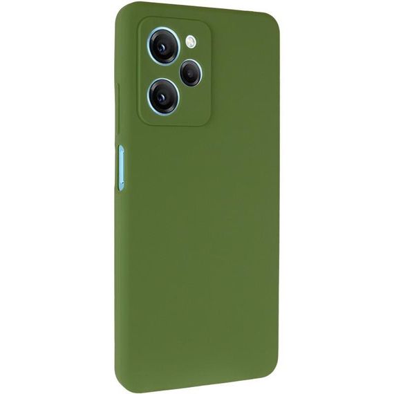 Чохол Silicone Cover Ummi Lakshmi Full Camera (AA) для Xiaomi Poco X5 Pro 5G Зелений / Dark green