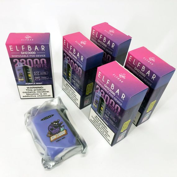 ELF BAR GH 23000 5%. Пурпурная Мята (Purple Mint) | Зображення 5