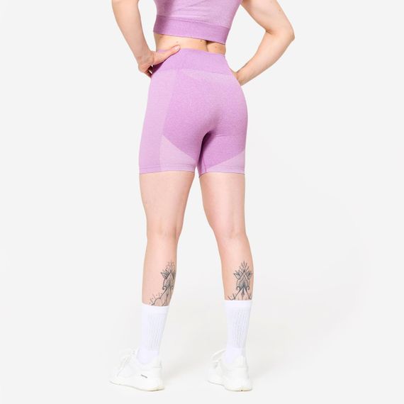 Шорти жіночі для фітнесу безшовні рожеві - XS | Зображення 3