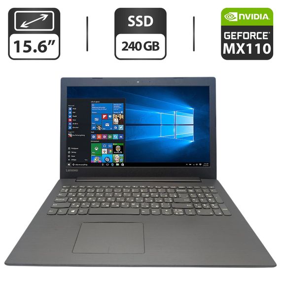 Ноутбук Lenovo IdeaPad 330-15IKB / 15.6" (1366x768) TN / Intel Pentium 4415U (2 (4) ядра по 2.3 GHz) / 4 GB DDR4 / 240 GB SSD / nVidia GeForce MX110, 2 GB GDDR5, 64-bit / WebCam б/у