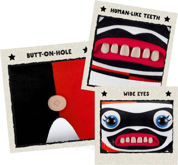 М'яка плюшева іграшка Фуглер Гарлі Квінн 23 см Fuggler Funny Ugly Monster Plush Harley Quinn by Zuru | Зображення 2