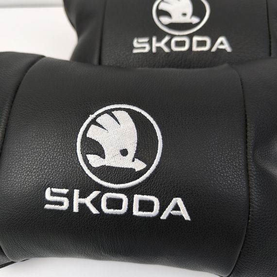 Автоподушки с логотипом Skoda Шкода, Подушка для сиденья для автомобильного кресла FG-23 | Зображення 3