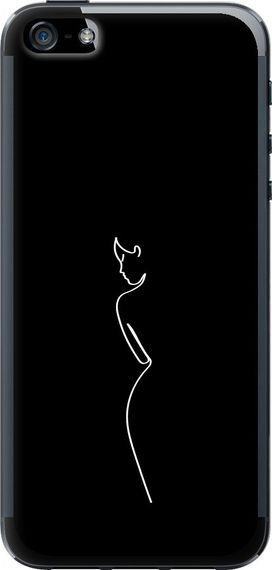 Чехол на iPhone 5s Силуэт1 "4590u-21-17620"