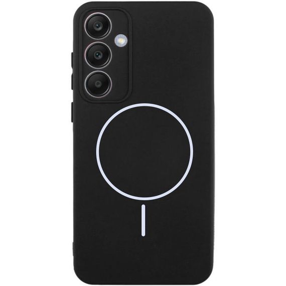 Чехол Silicone Cover Lakshmi Full Camera (AA) with MagFit для Samsung Galaxy S23 FE Черный / Black