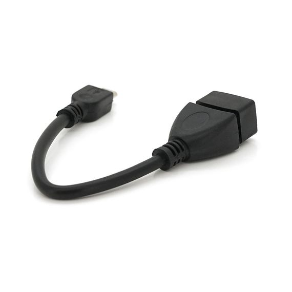 Кабель USB 2.0 AF/Micro-B OTG, 0.1m | Зображення 1