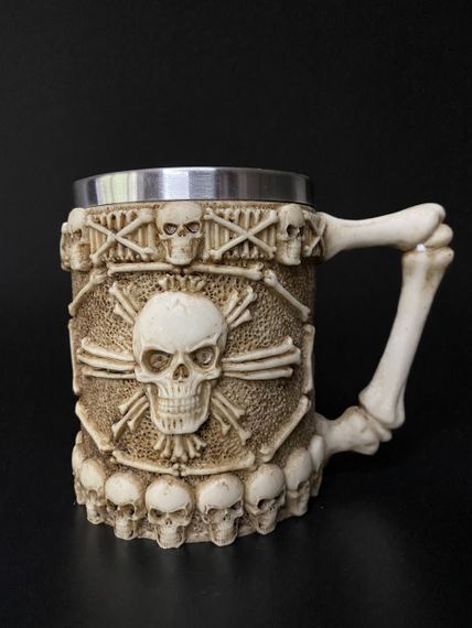 Кухоль череп і кістки 400 мл. | Зображення 1