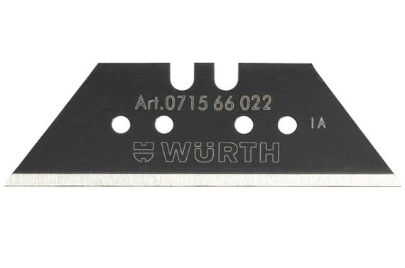 Лезо для ножа, трапеція, посилене, чорне