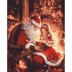 Картина по номерам "Подарок от Санты" BS53850, 40х50 см