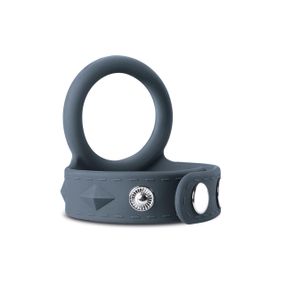 Двойное эрекционное кольцо Boners Cock & Ball Strap L, регулировка диаметра, 3,5–6 см Sex Aura