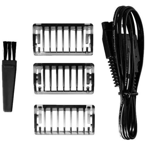 Мужской триммер Micro Touch Solo, Машинка для стрижки бороды 3 в 1 | Зображення 4