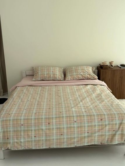 Постільна білизна євро Dushka Home Сатин 21654 200х220 см | Зображення 1