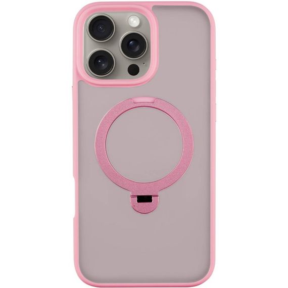 Чохол Ummi Colorful with Magnetic Fit HQ Ring для Apple iPhone 16 Pro (6.3") Pink
