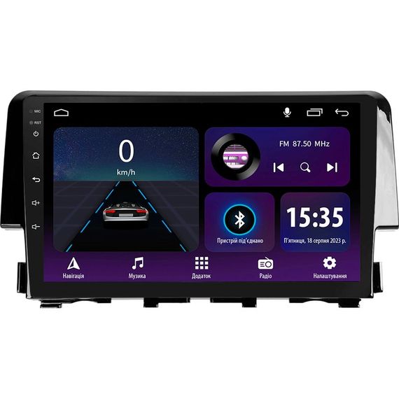 Штатна магнітола Sigma E9232 2+32 Gb Honda Civic 10 FC FK 2015-2020 9"