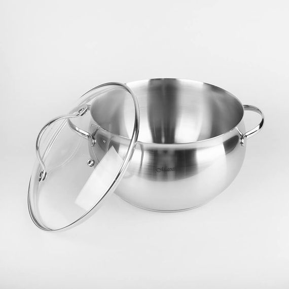 Кастрюля Maestro MR-3516-20, 4 л, 20 см, из нержавеющей стали с крышкой, для всех типов плит | Зображення 2