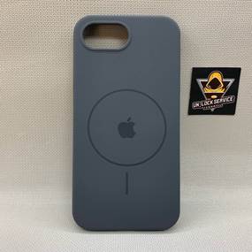 Чехол Iphone 16e MagSafe SoftTouch мягкий Противоударный Серый