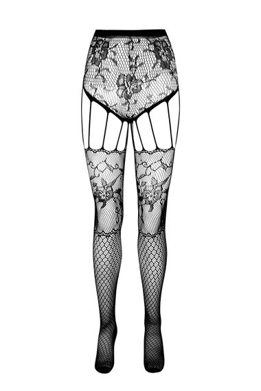 Колготки-бодистокинг Passion ECO S004 one size Белые | Зображення 5