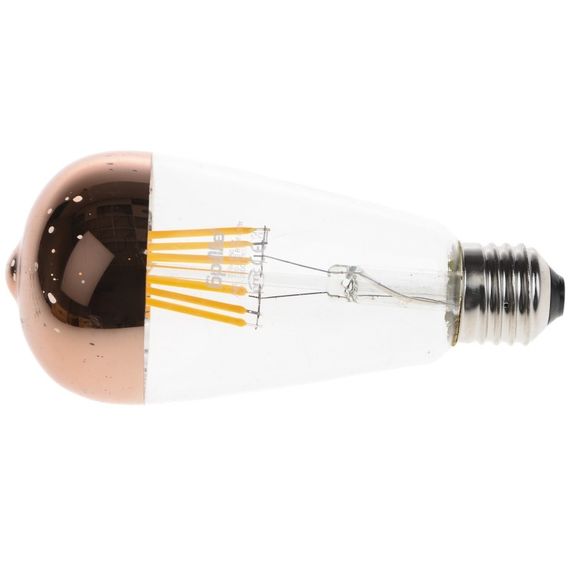 Лампа светодиодная LED 6W E27 COG WW ST64 AC 220V | Зображення 1