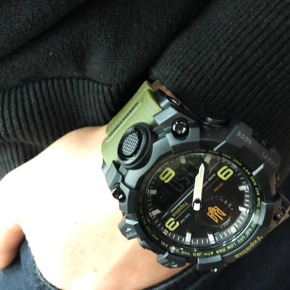 Спортивні наручні годинники, Чоловічі круглі спортивні годинники Зручні для занять спортом AC-84 | Зображення 8