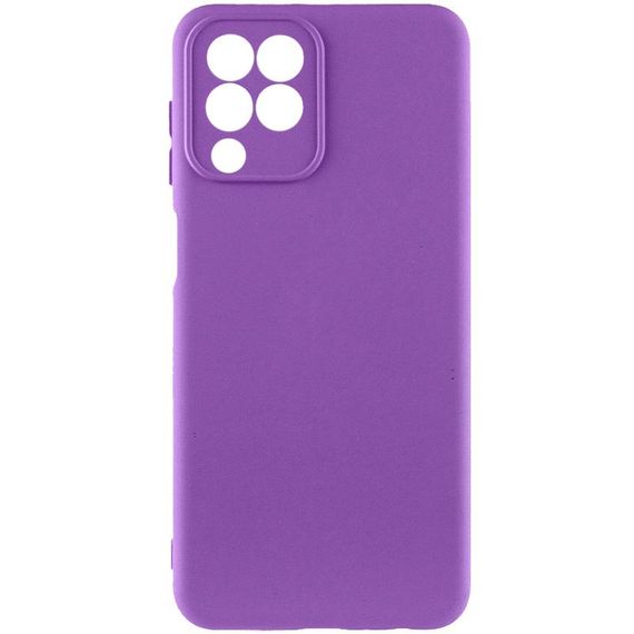 Чохол TPU GETMAN Liquid Silk Full Camera для Samsung Galaxy M33 5G Фіолетовий / Purple