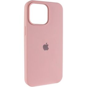 Чехол Silicone Case (AA) Logo with MagSafe для Apple iPhone 11 Pro Max (6.5") Розовый / Pink Sand