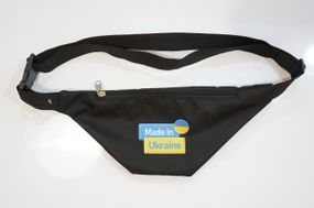 Сумка поясна бананка 4Profi з принтом "Made in Ukraine" з одним відділенням