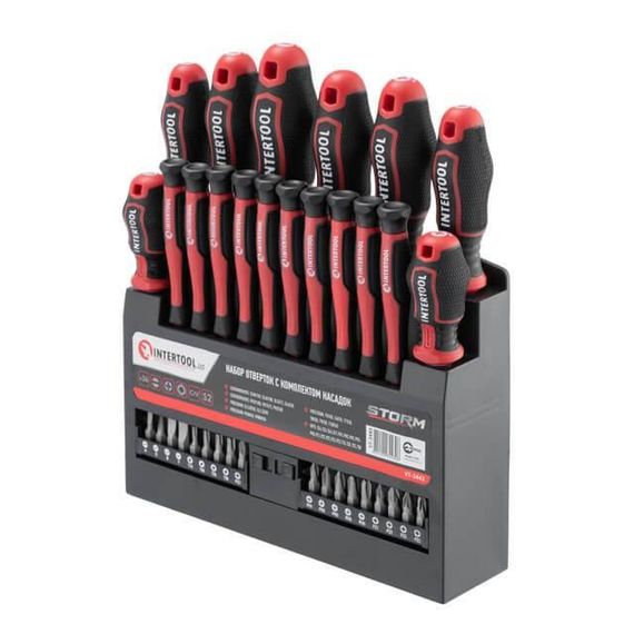 Набір викруток з комплектом насадок 36 од., STORM INTERTOOL VT-3443