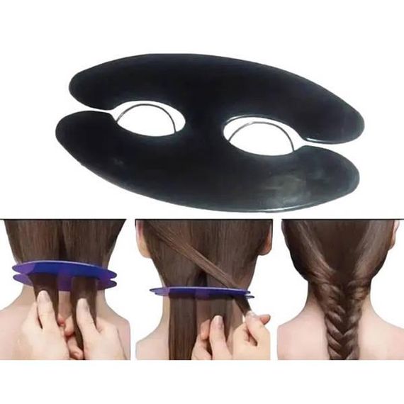 Шпилька для плетіння коси Scunci Criss Crosser Чорна