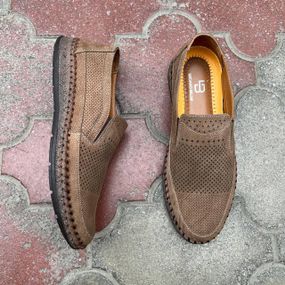 Турецькі мокасини коричневого кольору 40 розмір