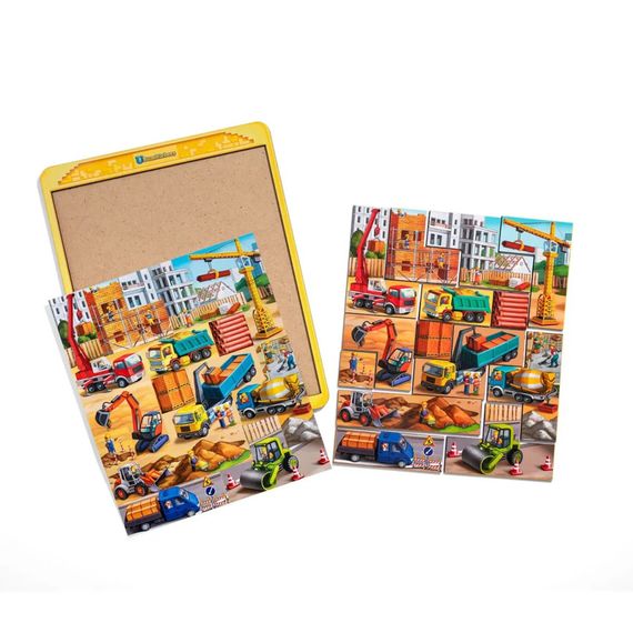 Дерев'яний тетріс великий "Будівельний майданчик" (ПСД127) PSD127 | Зображення 1