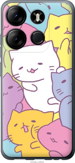 Чехол на Tecno Spark Go 2023 BF7 Котики "2534u-2952-17620"