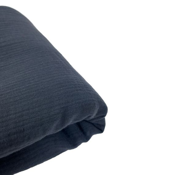 Простирадло на гумці SoundSleep Muslin Graphite муслін 180х200 см графіт (94162523) | Зображення 2
