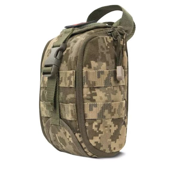 Підсумок аптечка Ukrarmor PRO Піксель (мм-14), тактична аптечка IFAK Cordura 1000 MOLLE, укрармор ЗСУ, військових | Зображення 6