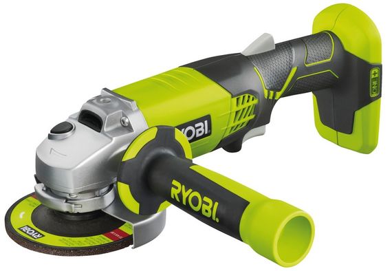Шліфмашина кутова Ryobi ONE+ R18AG-0 акумуляторна 18 В без АКБ і ЗП