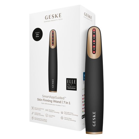 Пристрій для зміцнення і тонізації шкіри обличчя GESKE Skin Firming Wand 7в1 starlight, Сірий