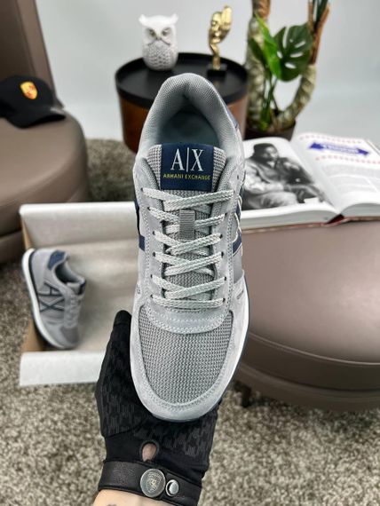 Чоловічі кросівки Exchange AX Grey Black замша , текстиль , В'єтнам 43 27,5 | Зображення 5