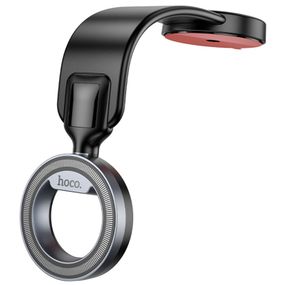 Автотримач Hoco H71 Totem Ring magnetic (center console) Black metal gray