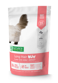 Корм Nature's Protection Long hair сухой для длинношерстных котов 0.4 кг