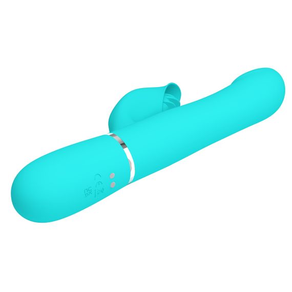 Вібромасажер із поступальним рухом серії Pretty Love - Falin Twinkled Tenderness Green 7 vibration functions 4 rolling Sex Aura | Зображення 7