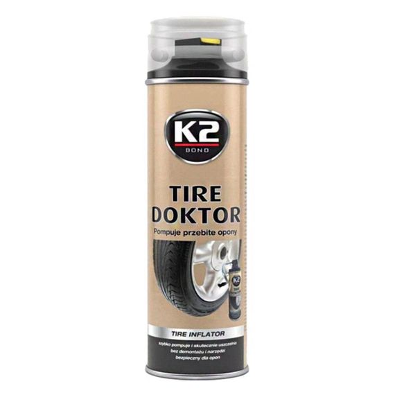 Середство для аварійної вулканізації K2 TIRE DOKTOR USA 500 мл (аерозоль) B311