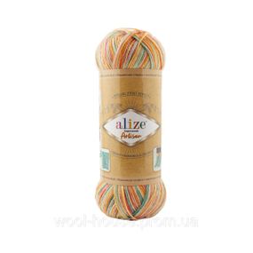 Шкарпеткова пряжа Alize Artisan Superwash, 9012