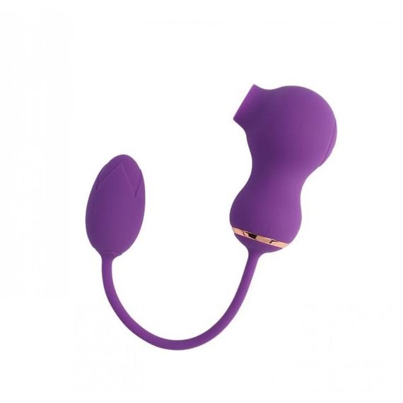 Клиторальный вибратор Chisa C++ Things RUSHER с виброяйцом, фиолетовый Sex Aura | Зображення 1