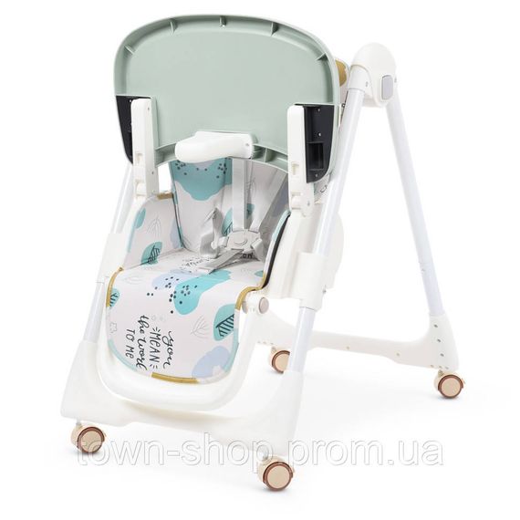 Детский стульчик для кормления M 5673-12 на колесиках | Зображення 2