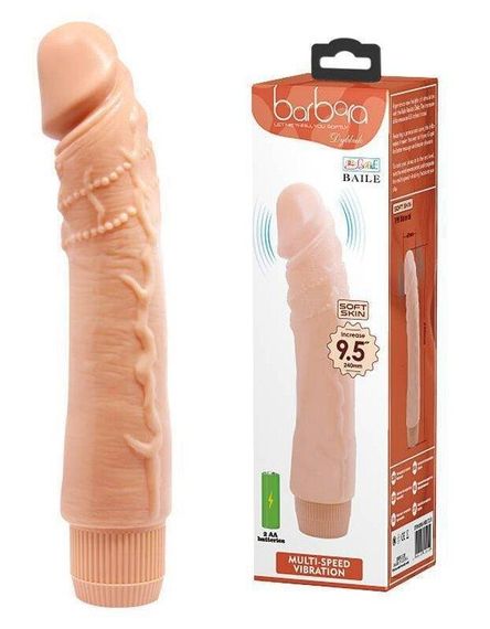 Вібратор реалістик BARBARA 9.5" Dybbuk MULTI-SPEED VIBRATOR, BW-001071R Sex Aura | Зображення 1