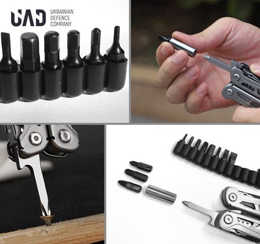 Комплект Кемпінговий ліхтар-лампа-повербанк 25см 5200 мАг та Мультитул 17 інструментів UAD Сталь | Зображення 8