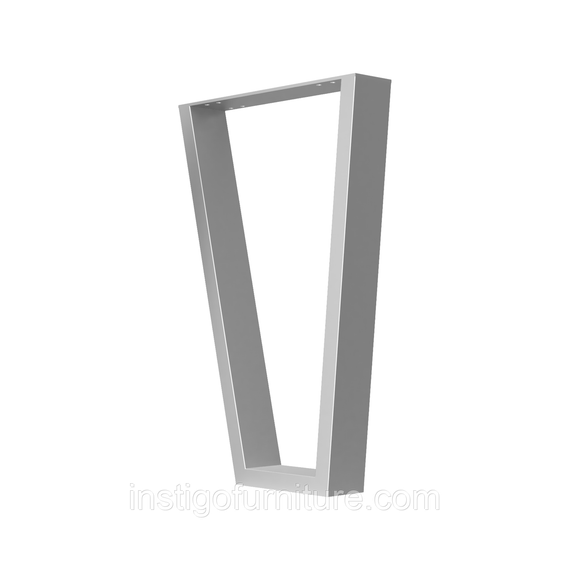 Опора ніжка для журнального столу з металу 280×60mm, H=450mm (профільна труба: 60x20mm) Сірий | Зображення 2