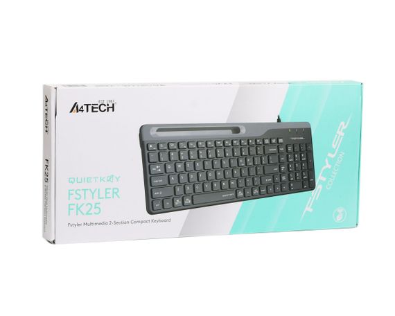 Клавіатура провідна комп'ютерна A4Tech Fstyler FK25(Black) чорна | Зображення 5