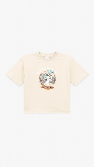 Футболка для хлопчика Dinomin 2608 104 см Бежевий shop (2000999454219)
