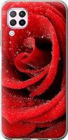 Чехол на Huawei P40 Lite Красная роза "529u-1887-17620"